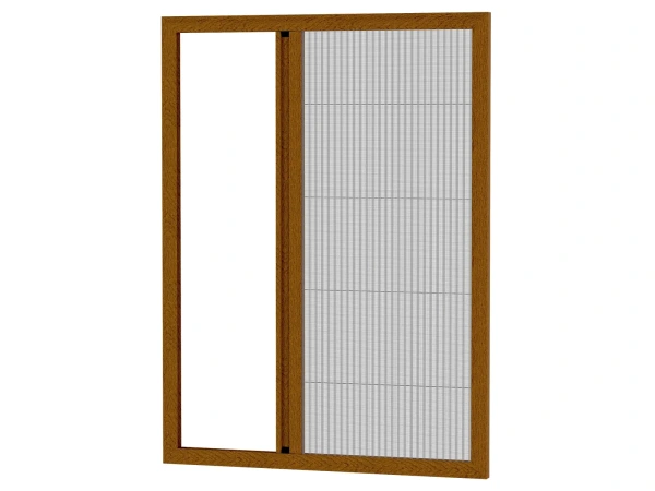 Siete proti hmyzu na OKNO - PLISÉ LITE - DUB ZLATÝ - drevoimitácia 1