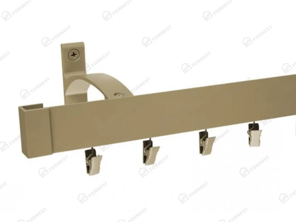 Garniža MODERN 1-drážková do stropu - odtieň ČIERNA