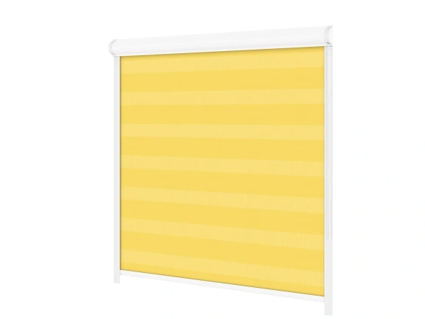 Roleta SWING PREMIUM - deň a noc - látka Zakynthos 15 - žltá 2
