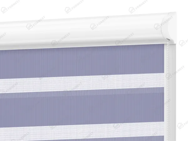 Roleta SWING - deň a noc - látka Bahama 1808 - modrá