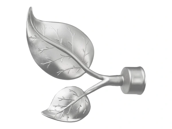 Garniža 25x25mm - 2rady - LIST VEĽKÝ satin 2