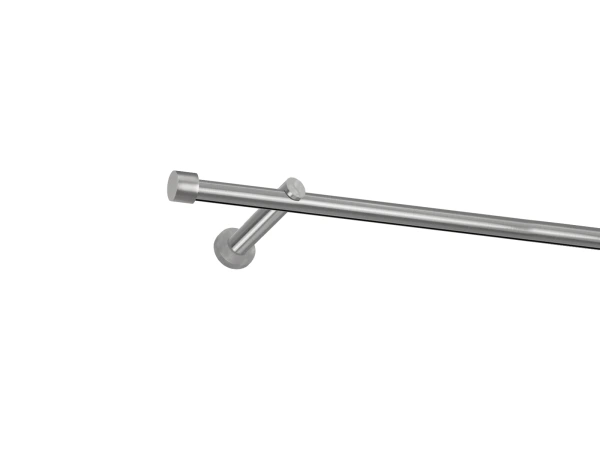 Garniža 19mm - drážková tyč - 1rad - PULLO - satin 1