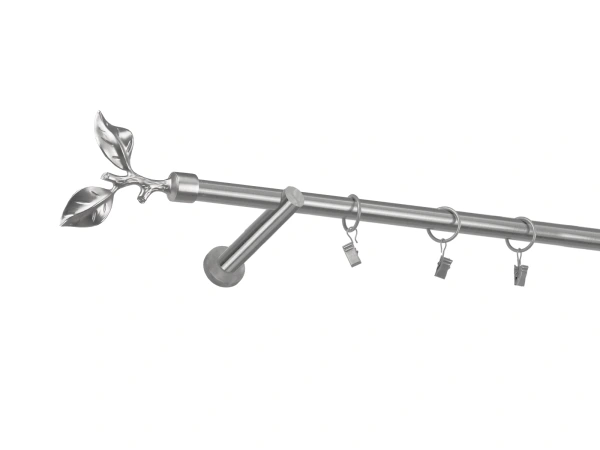 Garniža 19mm - 1rad - LIST ROSE - satin