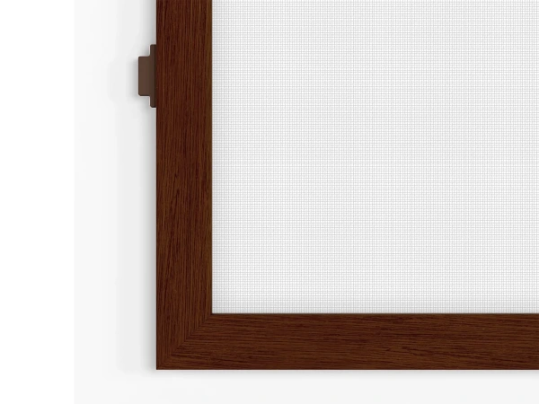 Siete proti hmyzu na DVERE - pántové - ORECH - drevoimitácia - s priečkou 6