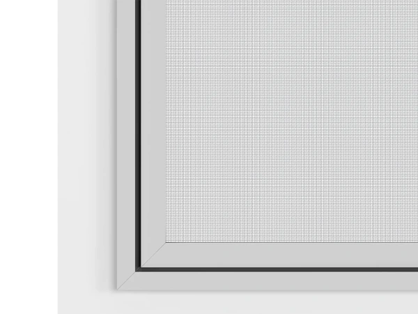 Siete proti hmyzu na DVERE - pántové v ráme SMART - SIVÁ - RAL 9006 - bez priečky 6
