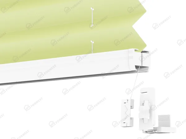 Plisé rolety LUX - látka Fresh lime 11052 - PEARL 5