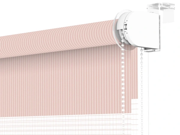 Roleta MINI - deň a noc - látka Bahama 1811 - staroružová 3