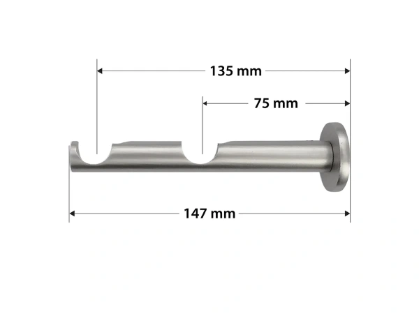 Garniža 19x19mm - 2rady - BOSTON - satin 3