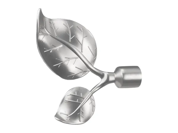 Garniža 16x16mm - 2rady - LIST VEĽKÝ - satin 2