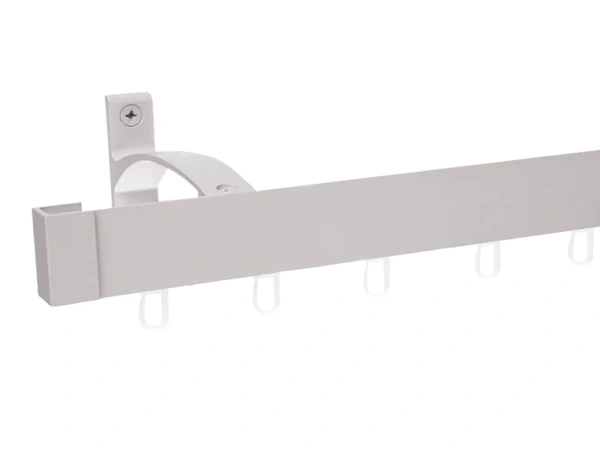 Garniža MODERN 1-drážková na stenu - odtieň INOX