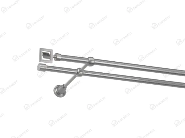 Garniža 16x16mm - 2rady - SATURN - satin 1