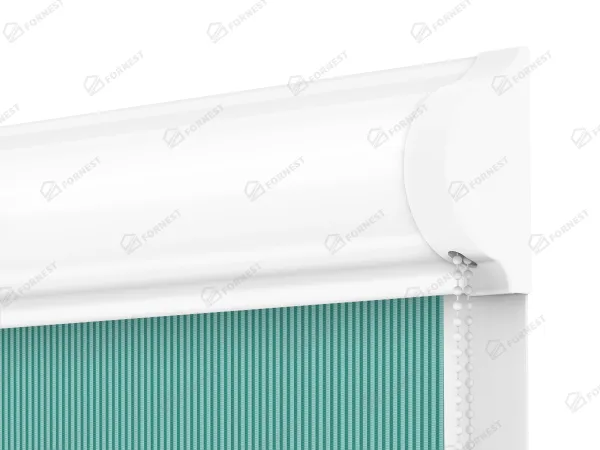 Roleta SWING - deň a noc - látka Bahama 1809 - smaragdová 3