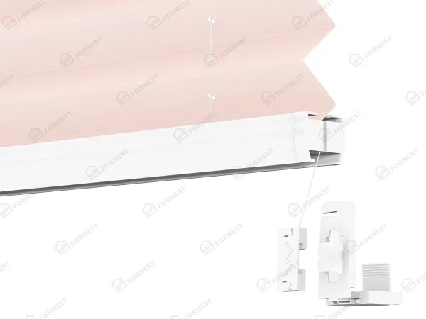 Plisé rolety LUX - látka Lovely rose 11241 - BLACKOUT (zatemňujúca) 5