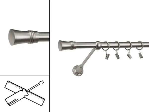 Garniža 19mm - 1rad - CAPRI - satin