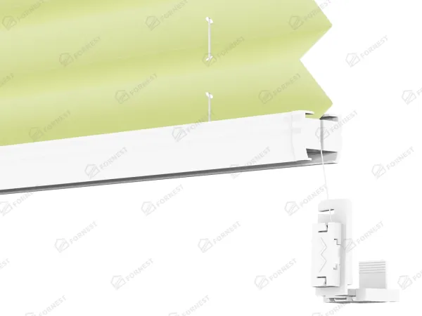 Plisé rolety LUX - látka Fresh lime 11052 - PEARL 4