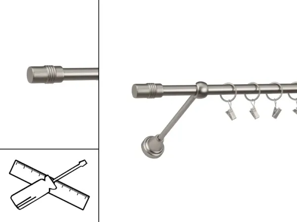 Garniža 16mm - 1rad - CYLINDER - satin