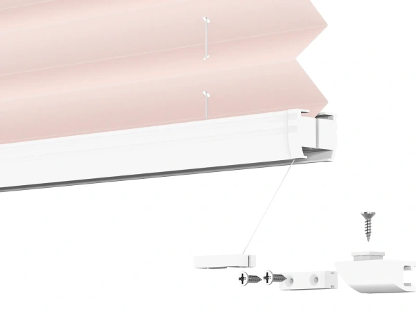 Plisé rolety LUX - látka Lovely rose 11241 - BLACKOUT (zatemňujúca) 9