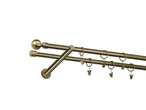 Garniža 16x16mm - 2rady - PAOLA - antik