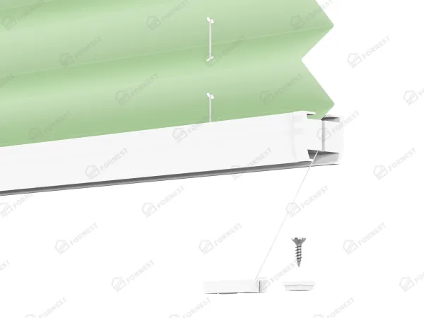 Plisé rolety LUX - látka Glam green 11068 - PEARL 7