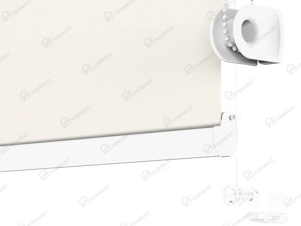 Roleta MINI - deň a noc - látka Zakynthos 03 - slonová kosť 4