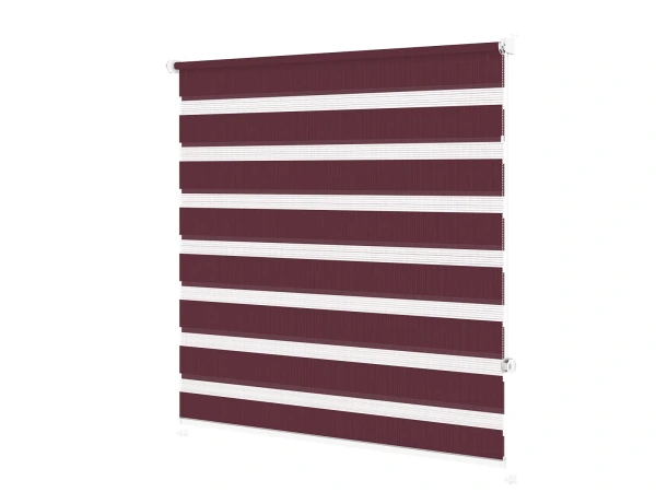 Roleta MINI - deň a noc - látka Bahama 1812 - bordová 1