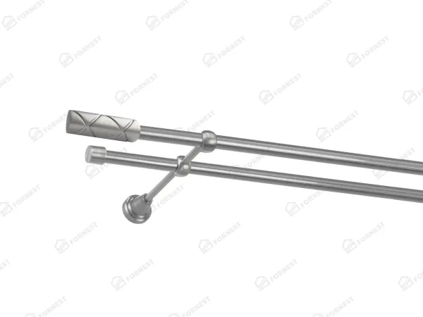 Garniža 16x16mm - 2rady - COKOL - satin 1