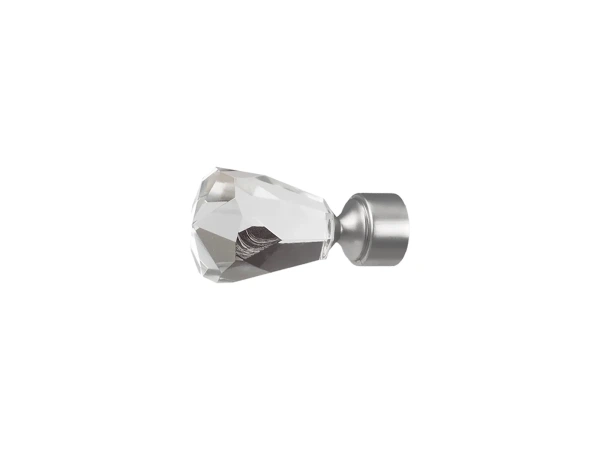Garniža 19mm - 1rad - CRYSTAL CONE - satin 2