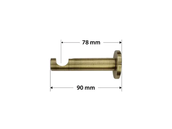 Garniža 16mm - 1rad - CYLINDER CRYSTAL - antik 4