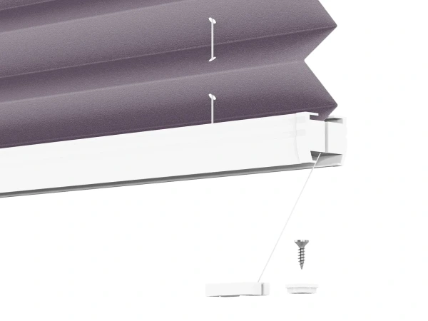 Plisé rolety LUX - látka Violet 11078 - PEARL 7