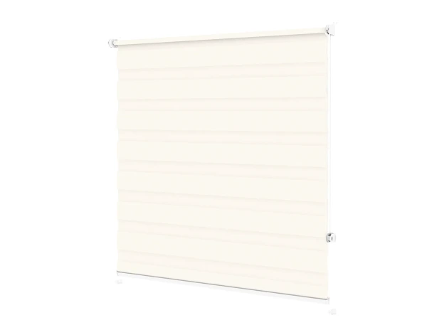 Roleta MINI - deň a noc - látka Zakynthos 03 - slonová kosť 2