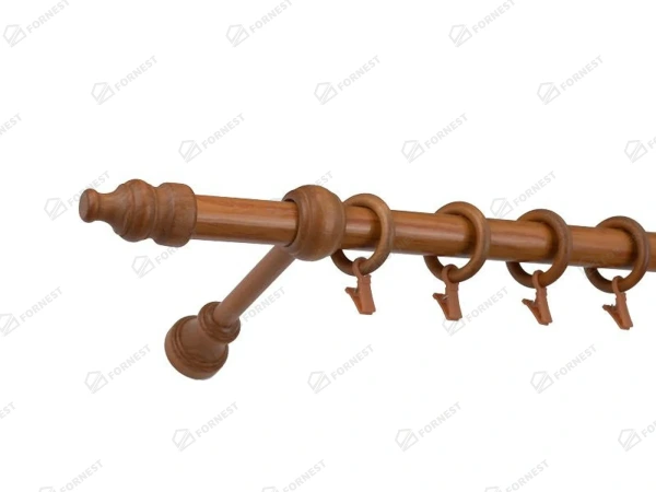 Garniža drevená 28mm jednoradová - JELŠA