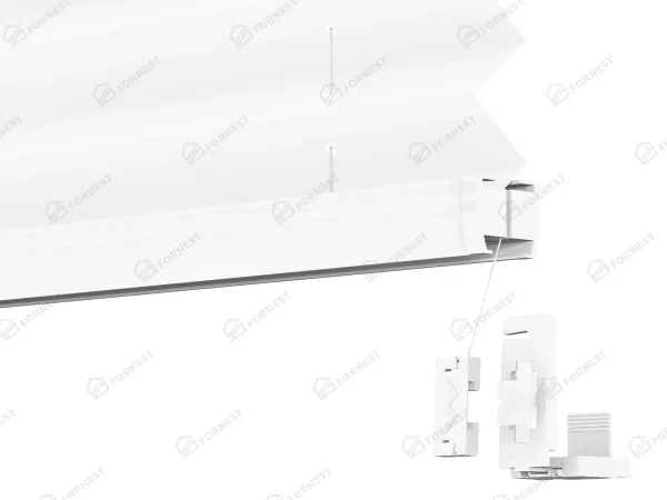 Plisé rolety LUX - látka Blossom white 11061- PEARL 5