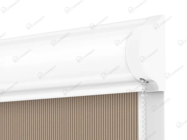 Roleta SWING - deň a noc - látka Miami 1306 - sivo hnedá 3