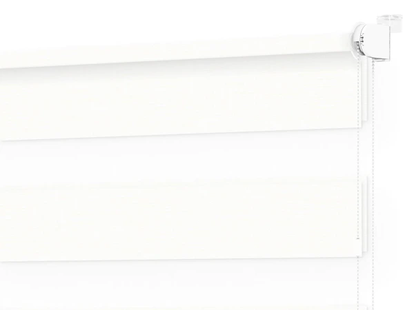 Roleta MINI - deň a noc - látka Maurícius 62 - slonová kosť