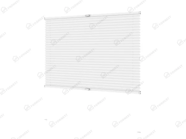 Plisé rolety LUX - látka Blossom White 11191- BLACKOUT (zatemňujúca) 2