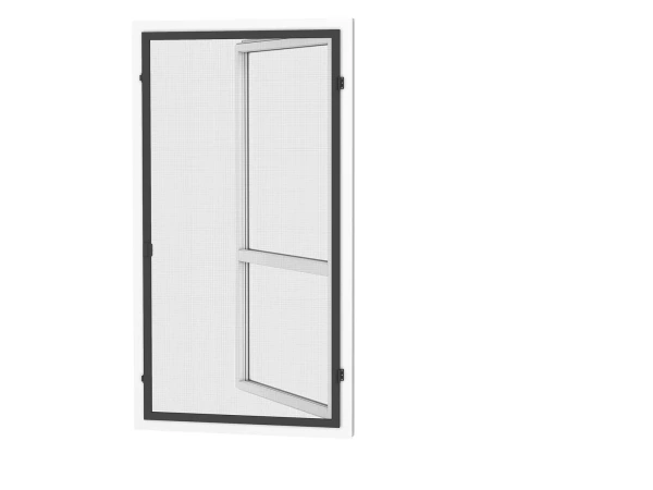 Siete proti hmyzu na DVERE - pántové - ANTRACIT - RAL 7016 - bez priečky 1