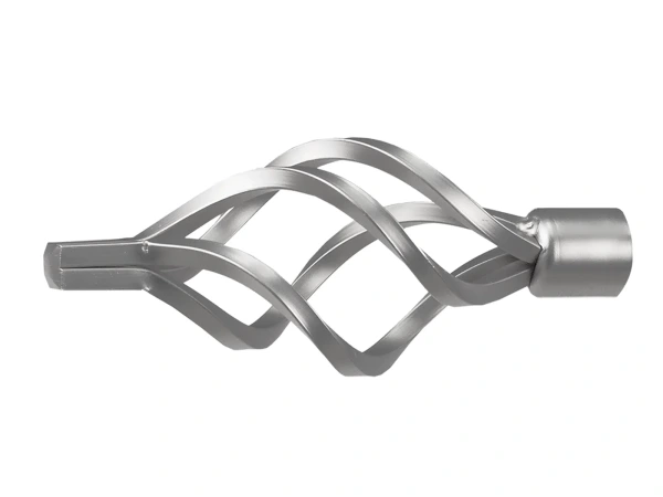 Garniža 19mm - drážková tyč - 1rad - GUĽA AZUR - satin 2