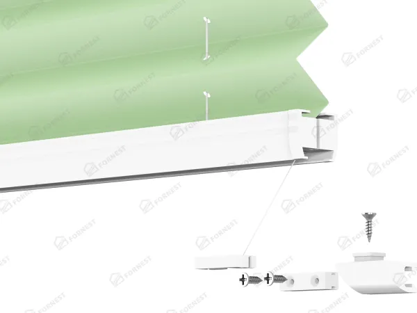 Plisé rolety LUX - látka Glam green 11068 - PEARL 9