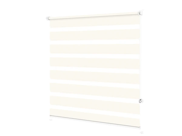 Roleta MINI - deň a noc - látka Zakynthos 03 - slonová kosť 1