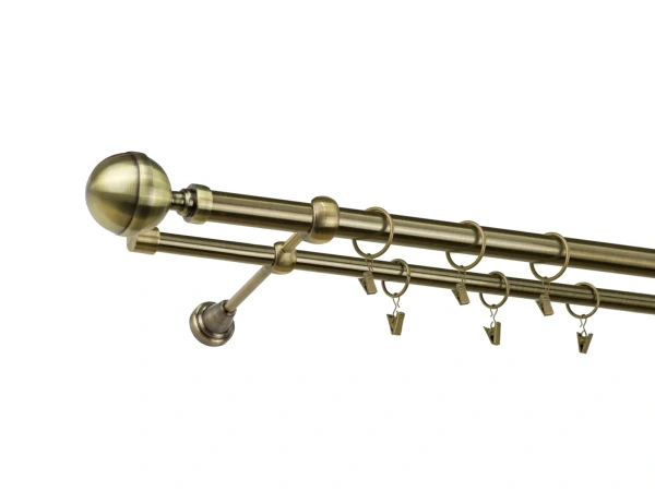 Garniža 25x16mm - 2rady - KALISTO - antik