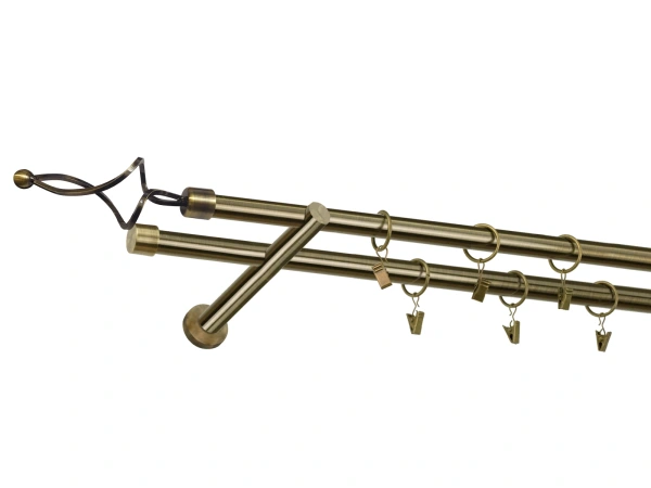 Garniža 19x19mm - 2rady - FALIST - antik