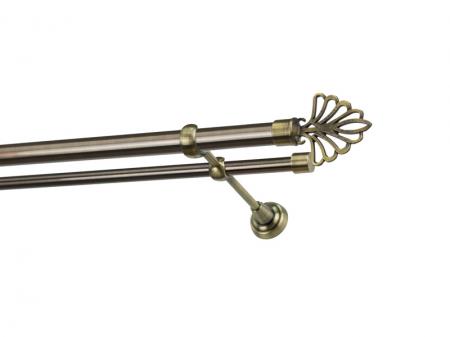 Garniža 25x16mm - 2rady - MODERN - antik 1