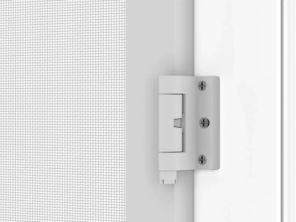 Siete proti hmyzu na DVERE - pántové - SIVÁ - RAL 9006 - bez priečky 10