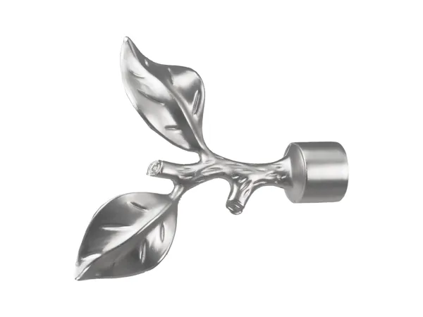 Garniža 16x16mm - 2rady - LIST ROSE - satin 2