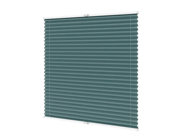 Plisé rolety LUX - látka Vintage teal 11079 - PEARL 1