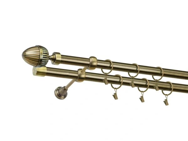 Garniža 25x25mm - 2rady - ODEON - antik