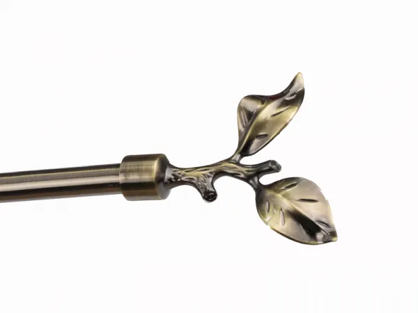 Garniža 25x16mm - 2rady - LIST ROSE - antik 4