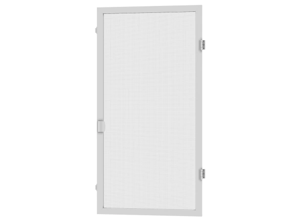 Siete proti hmyzu na DVERE - pántové - SIVÁ - RAL 9006 - bez priečky