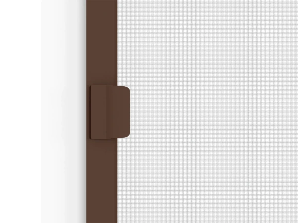 Siete proti hmyzu na DVERE - posuvné - TMAVOHNEDÁ - RAL 8019 - bez priečky 5