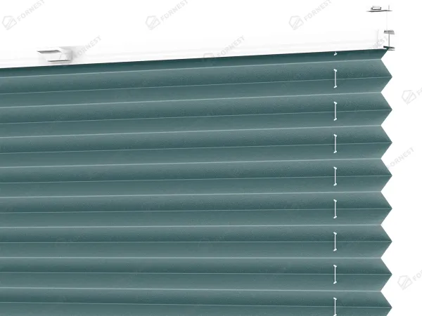 Plisé rolety LUX - látka Vintage teal 11079 - PEARL